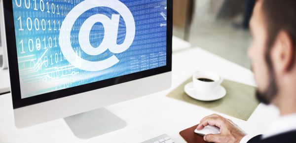 Address At Sign Email Communication Concept
