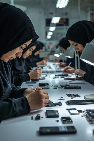 pessoas trabalhando com assistencia de celulares (2)